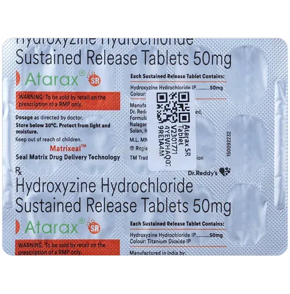 atarax sr tablet 15's